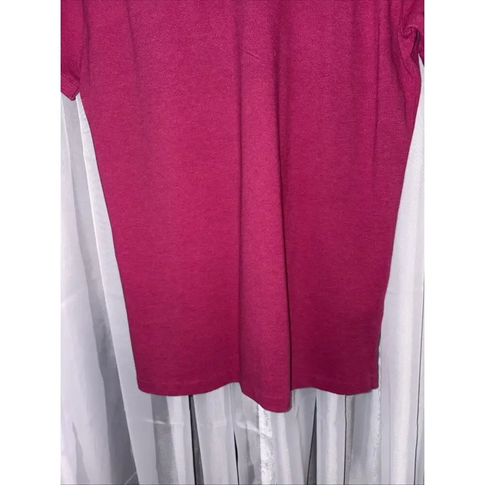 Polo Ralph Lauren Polo Shirt Men’s Sz L Slim Knit Short Sleeve Pink Golf Summer